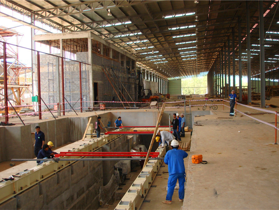 Fabrication and Installation of Steel Structures for Medium Density Fiber Board Workshop Building, Maim Equipments and Facility Installation for the Mill of Siam Fibreboard Co.,LTD.