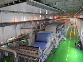 驻马店白云纸业有限公司20.4万吨/年产高档文化纸项目纸机制浆设备安装工程